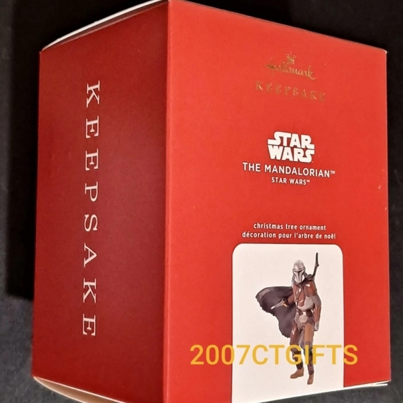 BNIB 2020 DISNEY Star Wars Hallmark Keepsake THE MANDALORIAN Christmas Ornament. - Picture 2 of 7